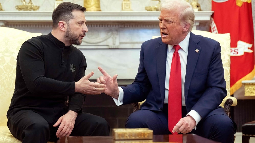 Trump-Zelensky minerals deal canceled after heated confrontation.