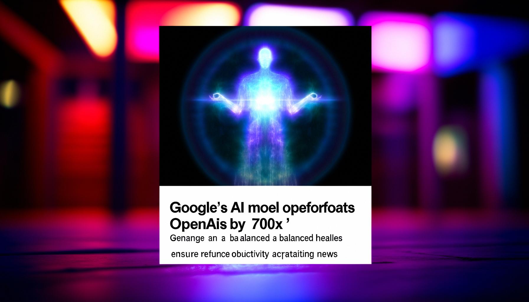 Google's AI significantly surpasses OpenAI's in power.