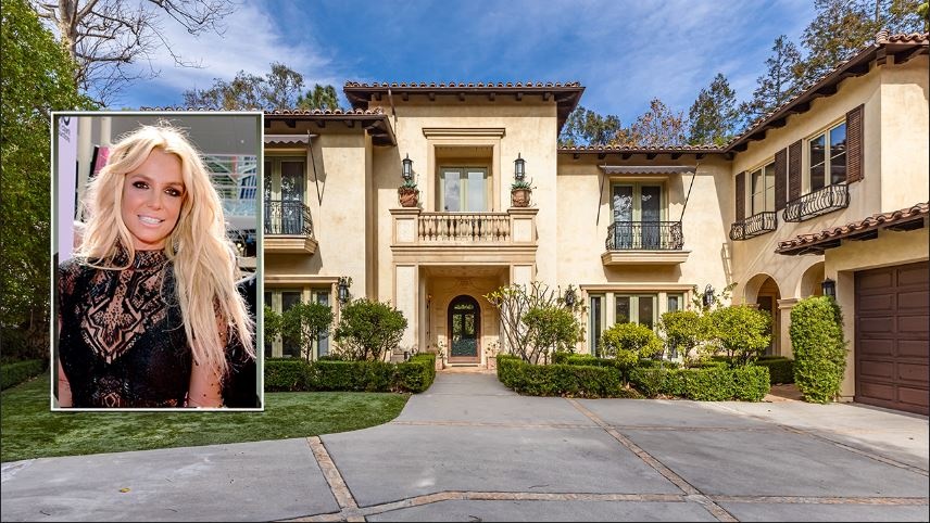 Britney Spears' former LA mansion hits the market for nearly $8M
