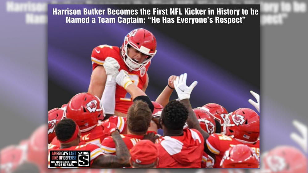 Harrison Butker Has Been Named Chiefs' Team Captain'?