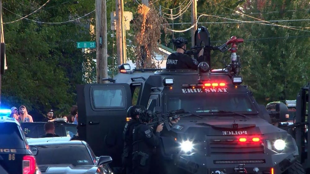 45-year-old man kills eight relatives and a family friend, including two children and a pregnant woman, at his Erie, Pennsylvania home before suicide