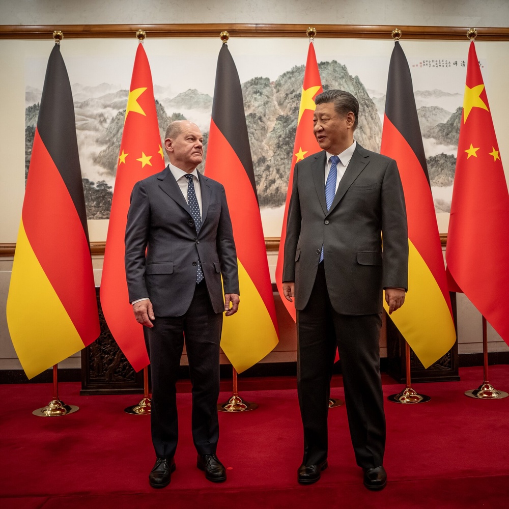 Germany's Leader, Olaf Scholz, Walks a Fine Line in China