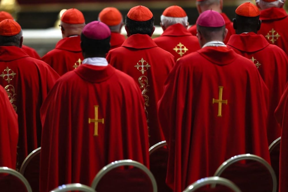 Papal conclave starts amid humor and controversy from Trump's AI image.