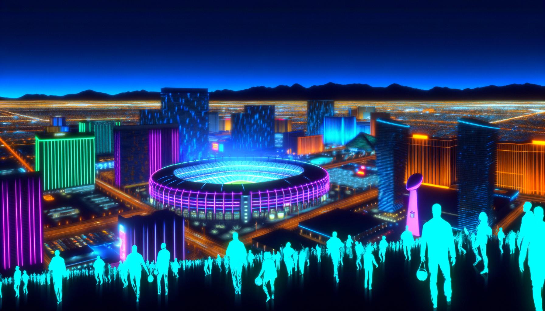 Las Vegas hosts its first Super Bowl