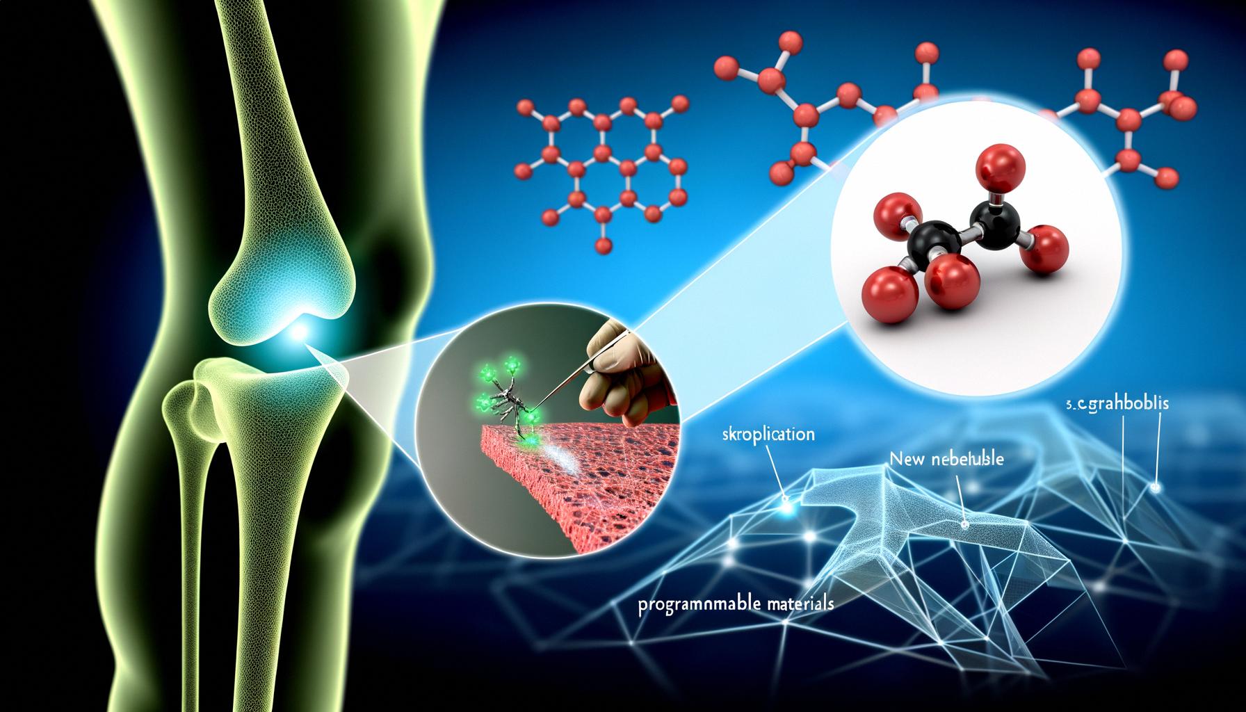 Programmable materials could revolutionize bone healing treatments by mimicking natural stress distribution.