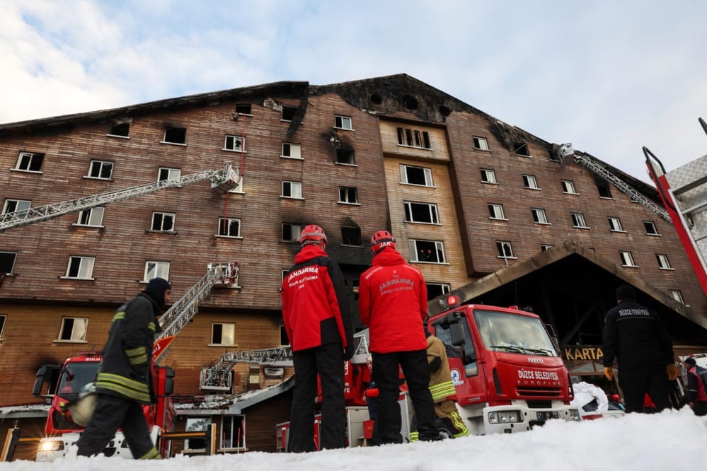 Hotel fire at ski resort in Turkey leaves at least 66 dead and 51 injured