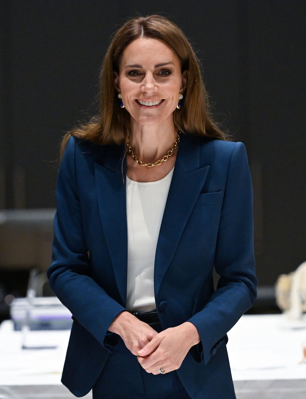 Kate Middleton Rewears Alexander McQueen Pantsuit for V&A Visit