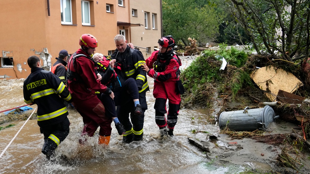 Death toll rises as rains, floods force evacuations in Central Europe