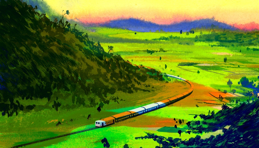 Travelling Through India on the Himsagar Express