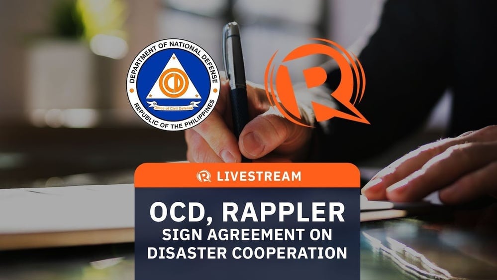 Office of Civil Defense, Rappler renew partnership for disaster cooperation