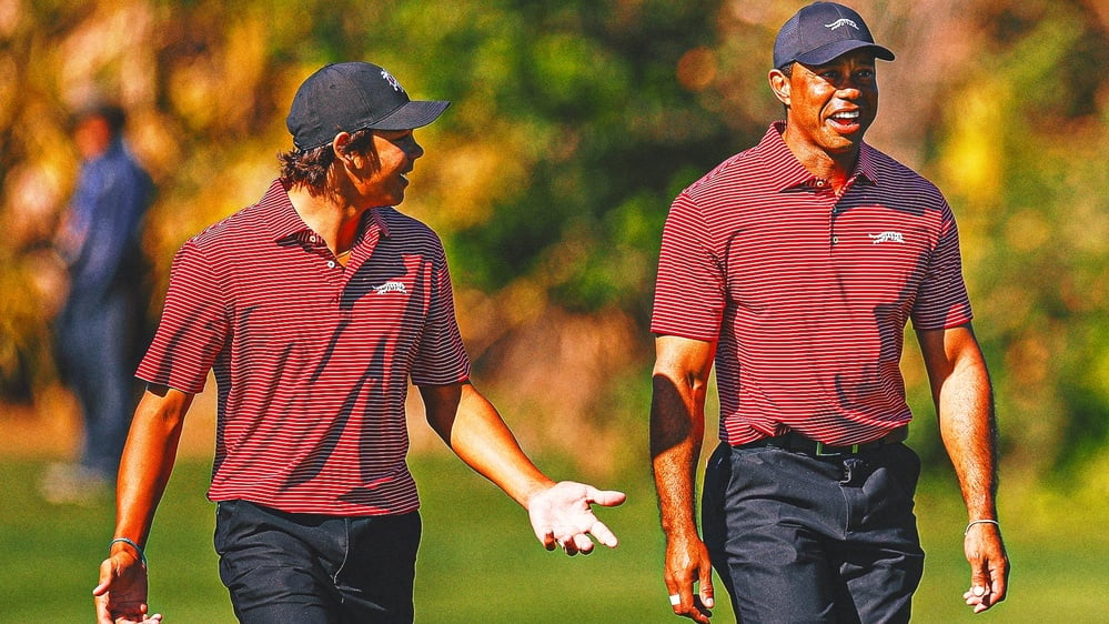 Charlie Woods makes a hole-in-one at PNC Championship