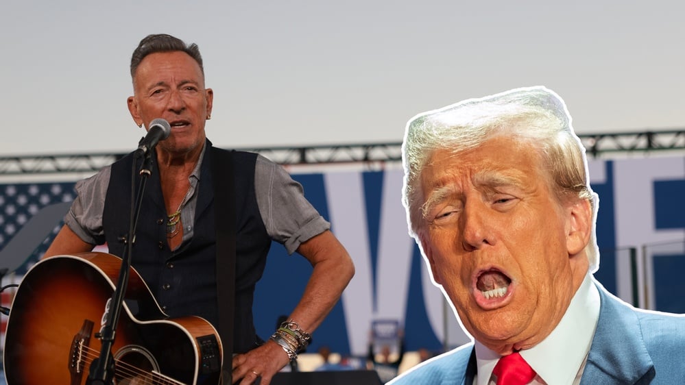 Trump Did Not Post Melania and Barron Were 'Not Impressed' by Springsteen Performance