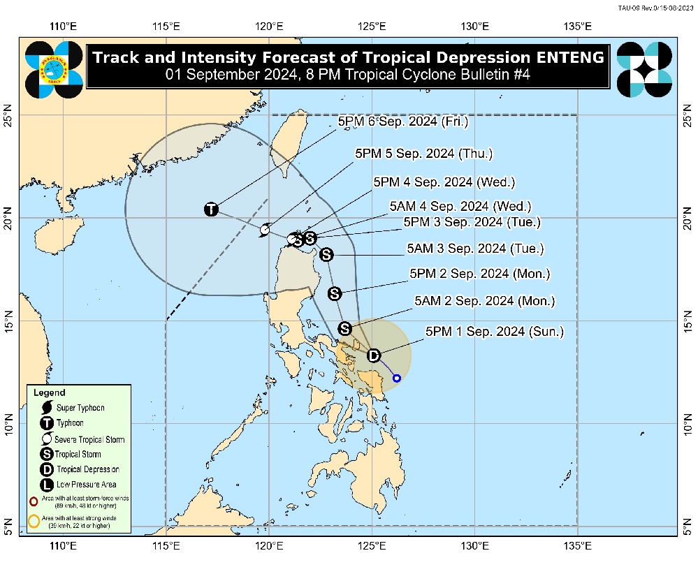 If Enteng's track shifts further west, brace for more rain in mainland Luzon