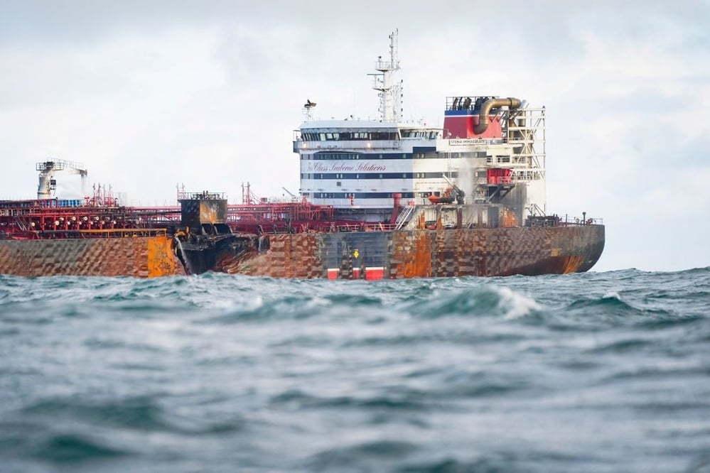 North Sea collision threatens environment, legal actions follow, safety concerns raised.