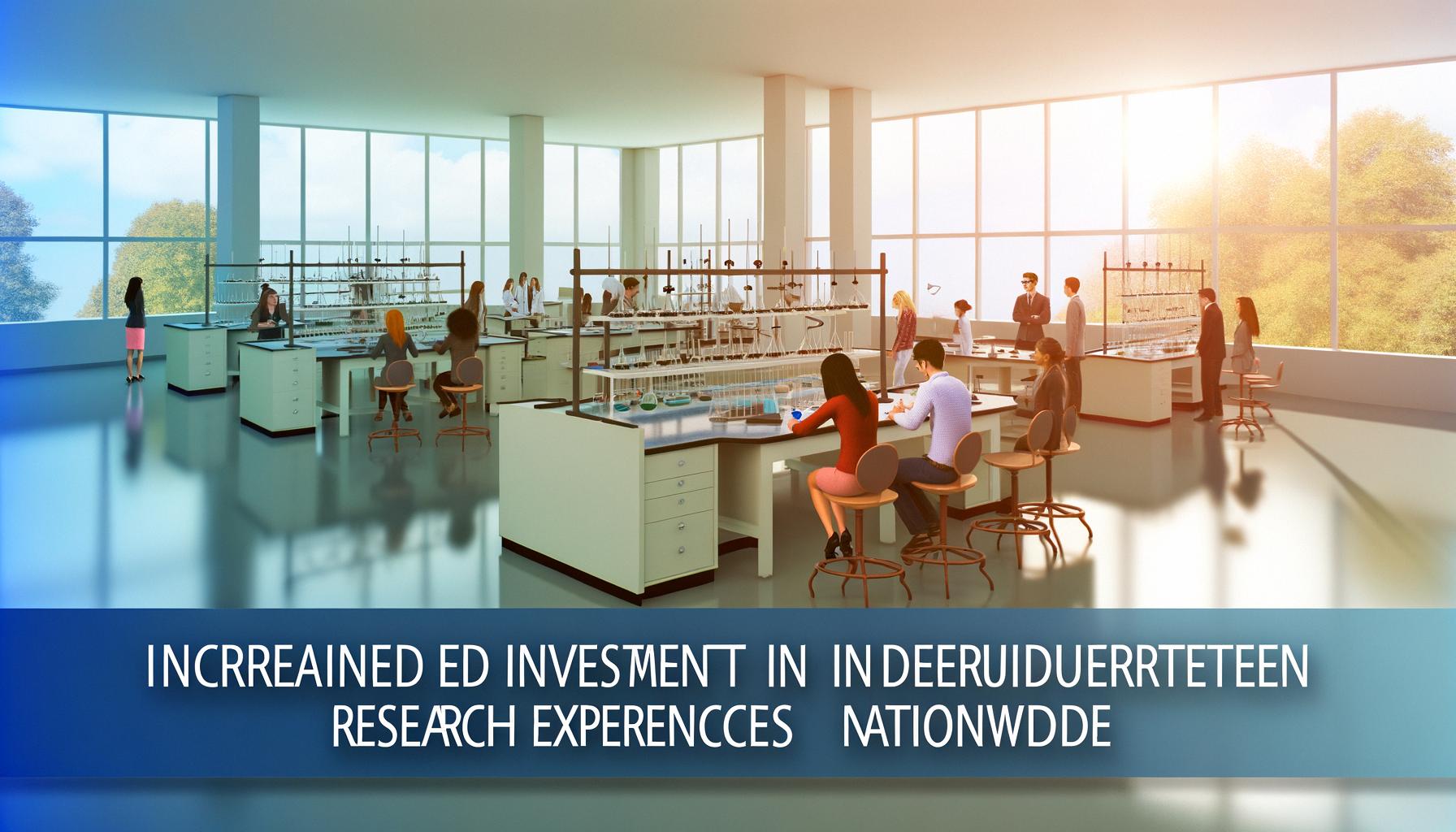 Gaining momentum in allocating resources towards undergraduate research programs across institutions.