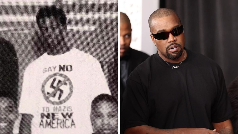 Here's what we know about photo allegedly showing young Ye wearing anti-Nazi T-shirt