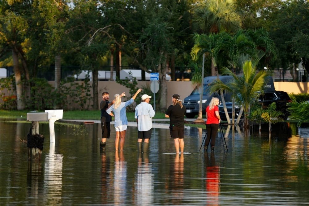 Heavy rain caused severe flooding in South Florida after stormwater budget cuts.