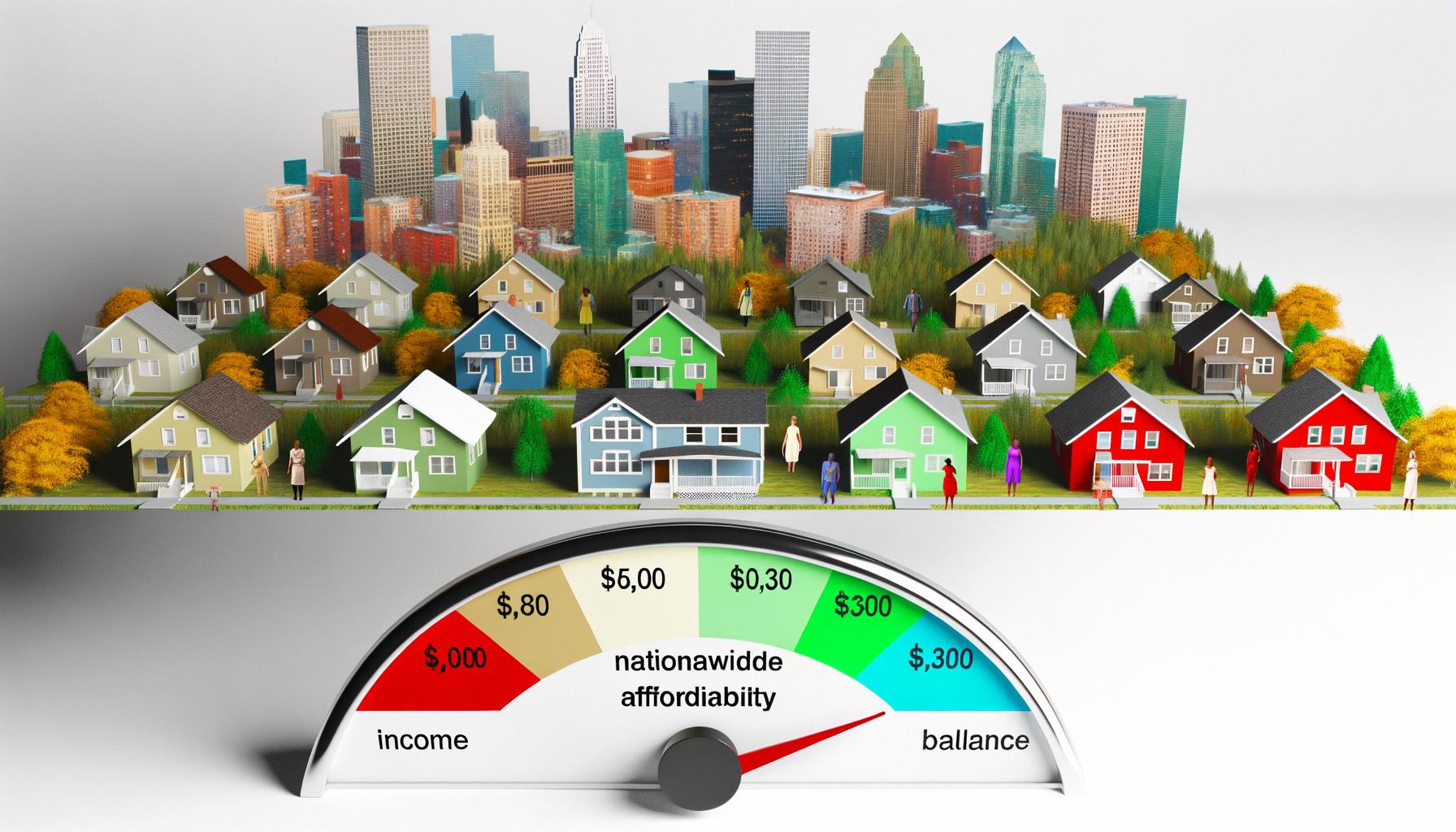 Housing affordability crisis intensifying nationwide.