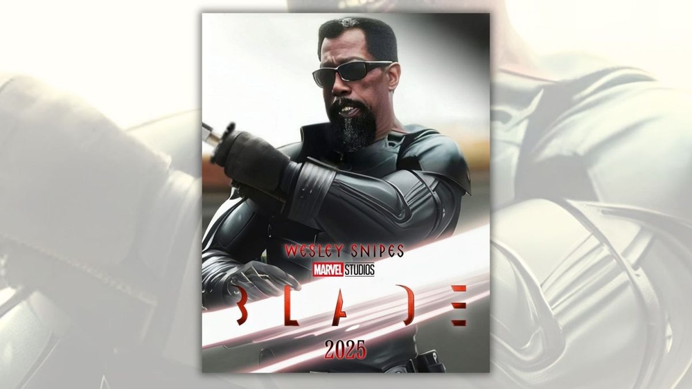 Real Poster for Fourth 'Blade' Movie Starring Wesley Snipes?