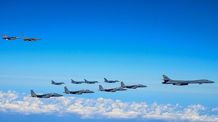 ROK, U.S., Japan hold joint air drills