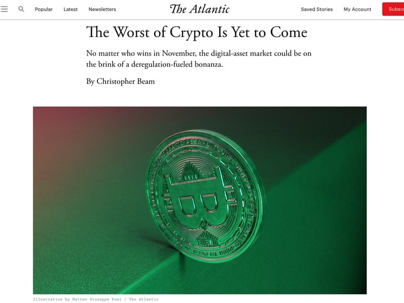 Why the Media Loves the Worst of Crypto