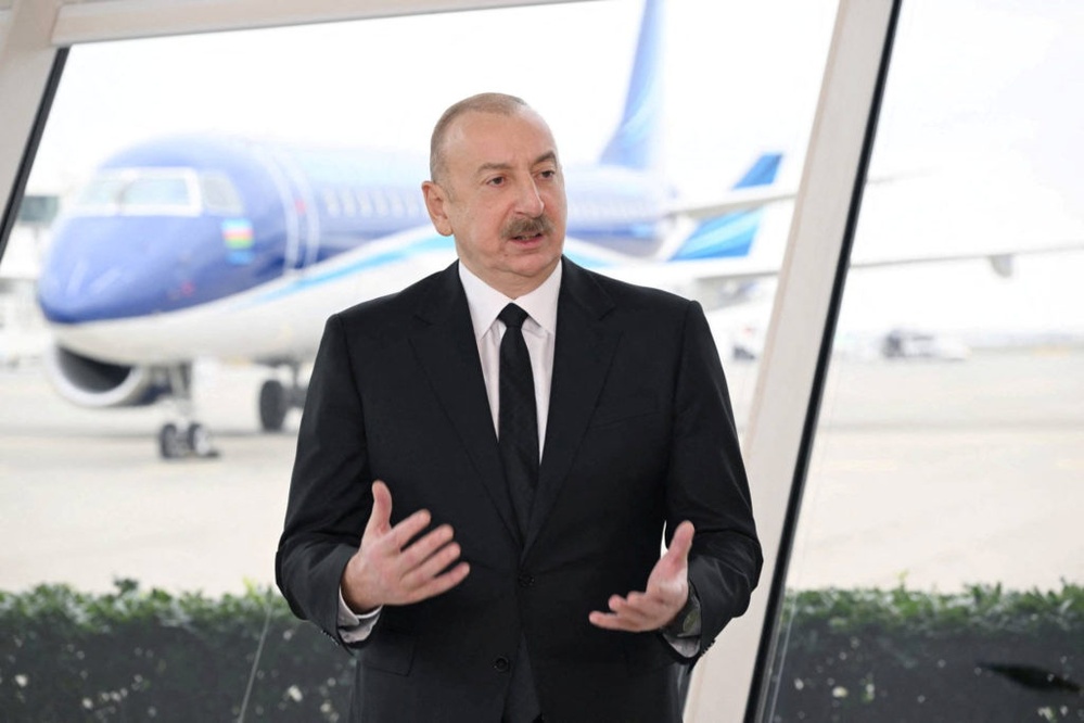 Azerbaijan's president wants Russia to admit it shot down airliner and 'punish the guilty'