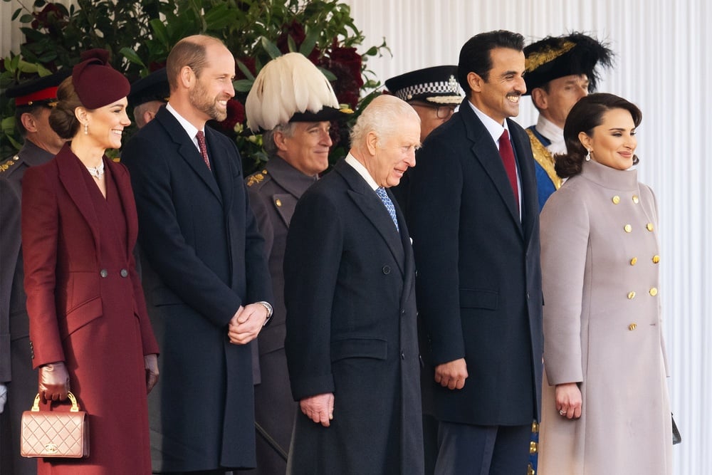 The Emir of Qatar visited the UK amid royal health issues