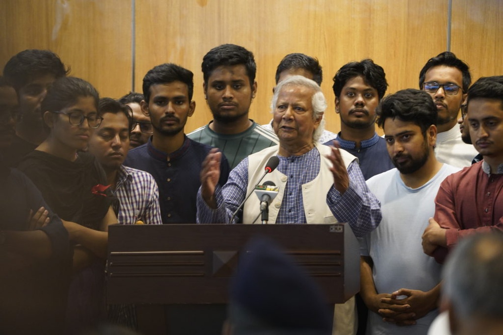 Yunus's leadership symbolizes a potential shift towards democratic reforms.