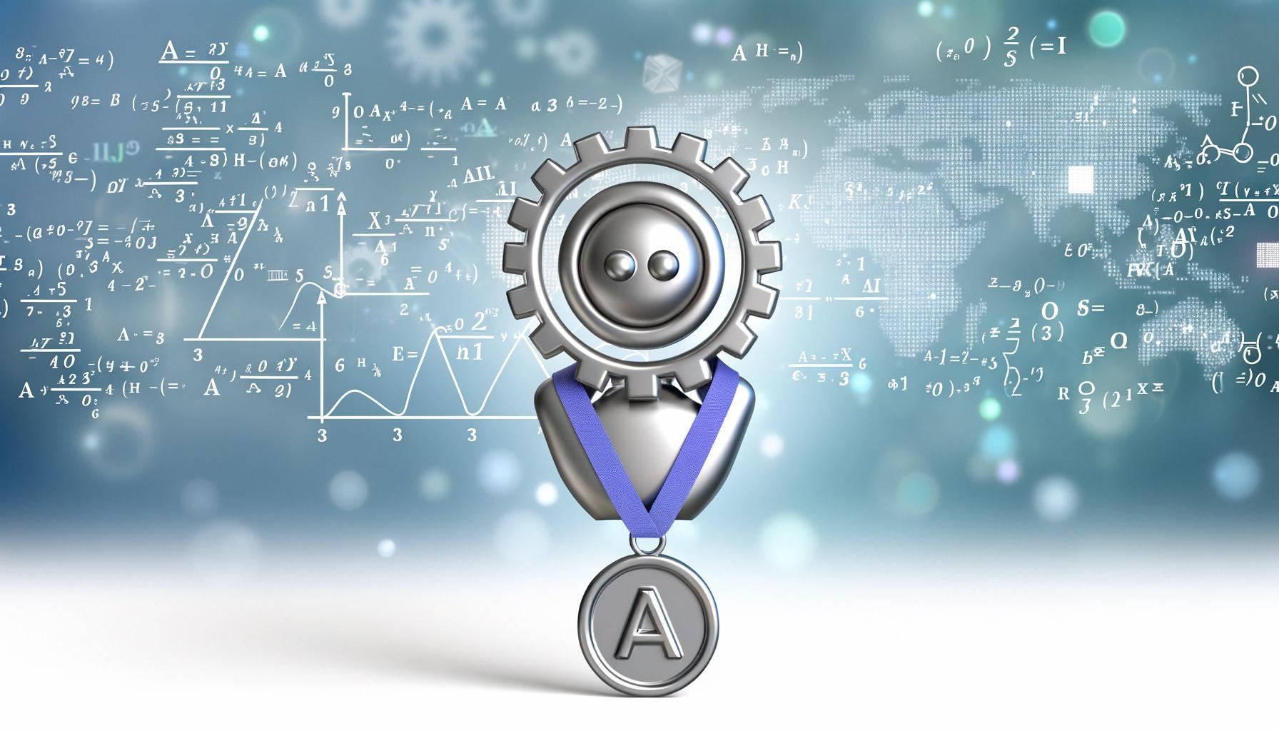 AI models solved advanced math problems, earning a silver medal.