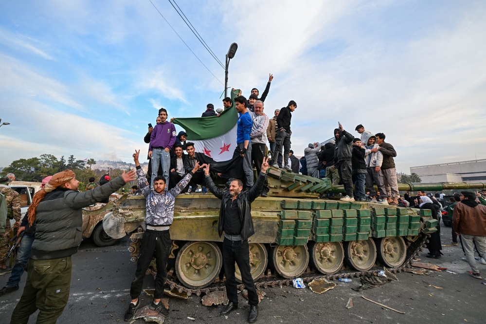 The fall of Assad in Syria.