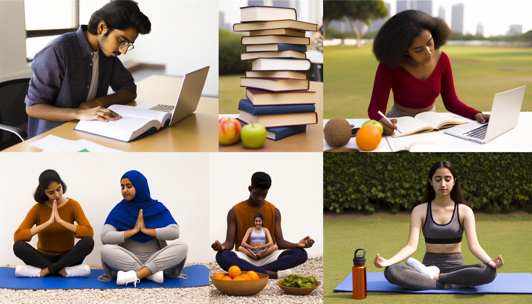 College students balance studies and wellbeing