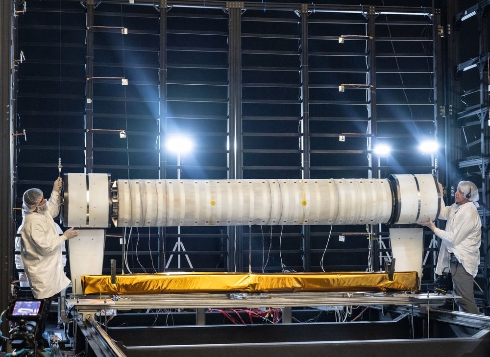 From Houston to the Moon: Johnson's Thermal Vacuum Chamber Tests Lunar Solar Technology