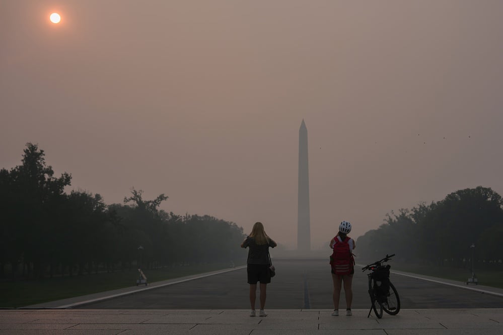 Trump threatened to raise tariffs on Canada due to wildfire-smoke harms