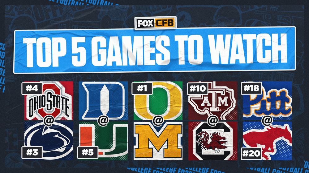 College football Week 10 preview: Five best games to watch this weekend