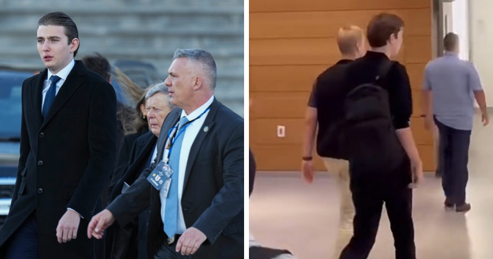Secret Service's Bizarre Methods To Keep Barron Trump Safe During Freshman Year At College