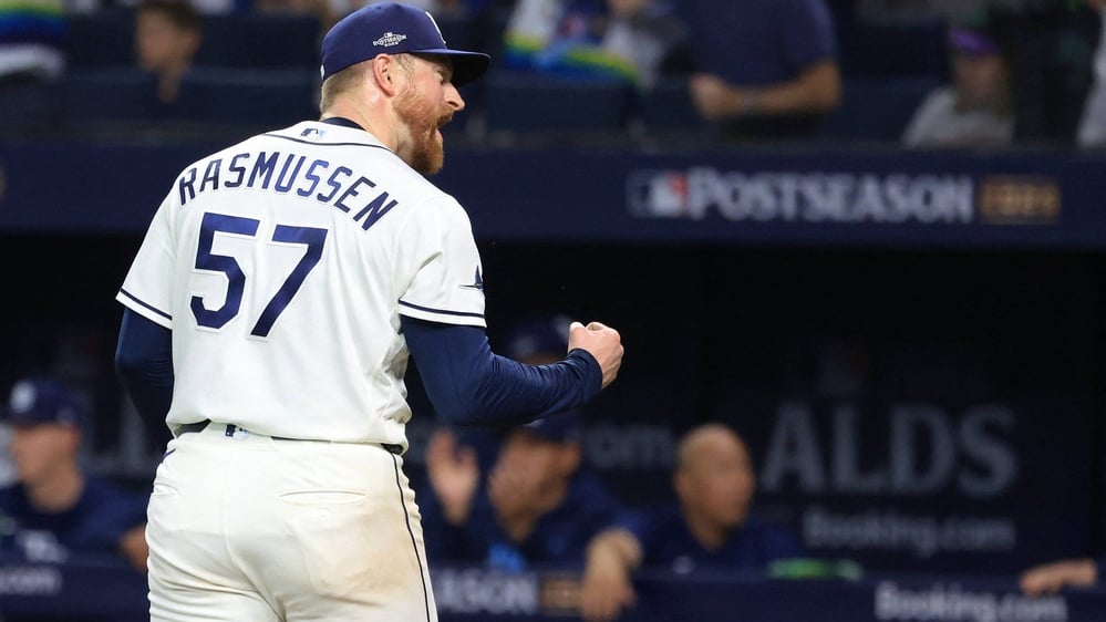 Drew Rasmussen nearly no-hits Yankees as Rays win ALDS Game 1 1-0 before record 40,542 crowd at Tropicana Field