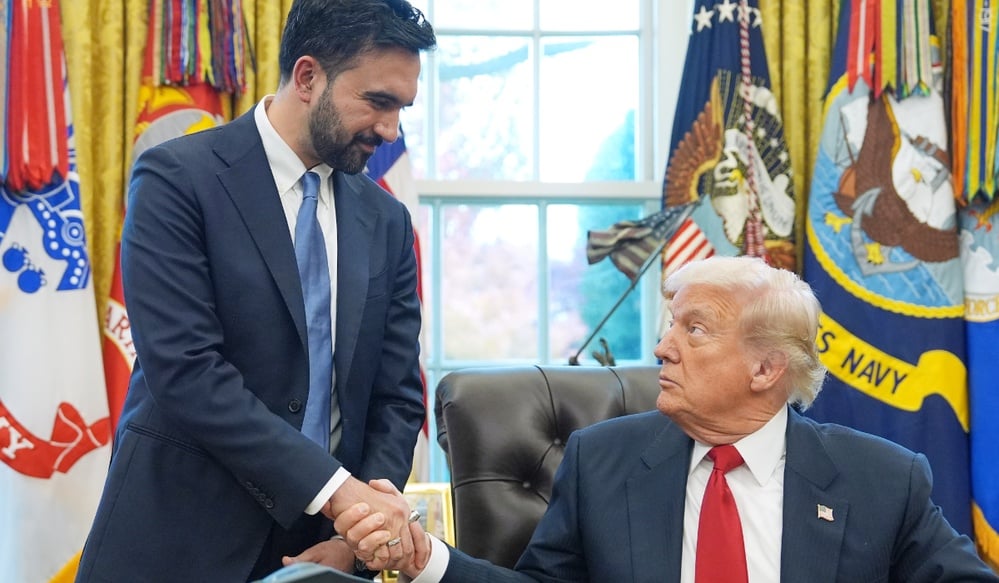 Trump praises "great potential" of NYC socialist mayor Mamdani at Gracie Mansion presser before UN speech, clashing over White House press-ban