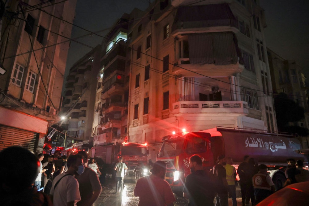 Israeli airstrikes on central Beirut kill at least 22 people