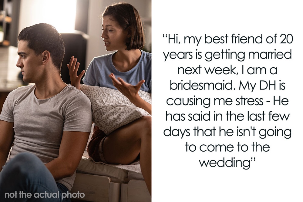 Woman Can't Fathom Why Her Husband Refuses To Accompany Her To Best Friend's Wedding, Seeks Advice