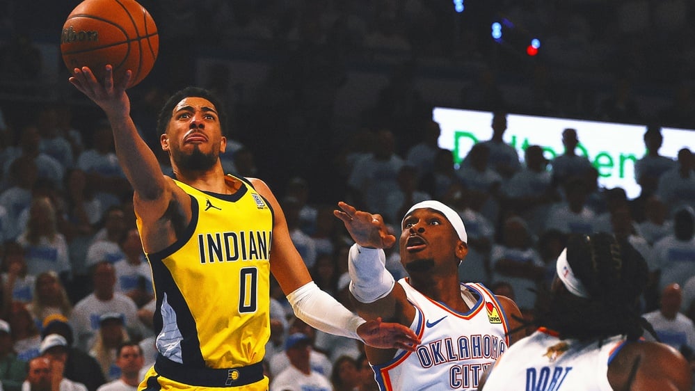 Pacers' comeback victory followed by Thunder's Game 2 domination.