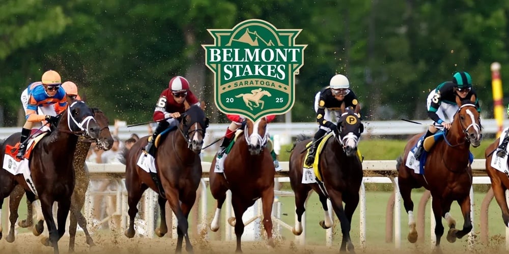 Sovereignty triumphed over Journalism in the 157th Belmont Stakes.