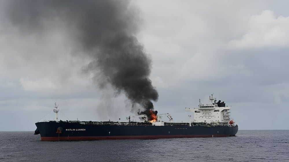 At least three tankers hit by unidentified projectiles in Strait of Hormuz in two days, injuring 12 crew and pushing Brent above $101