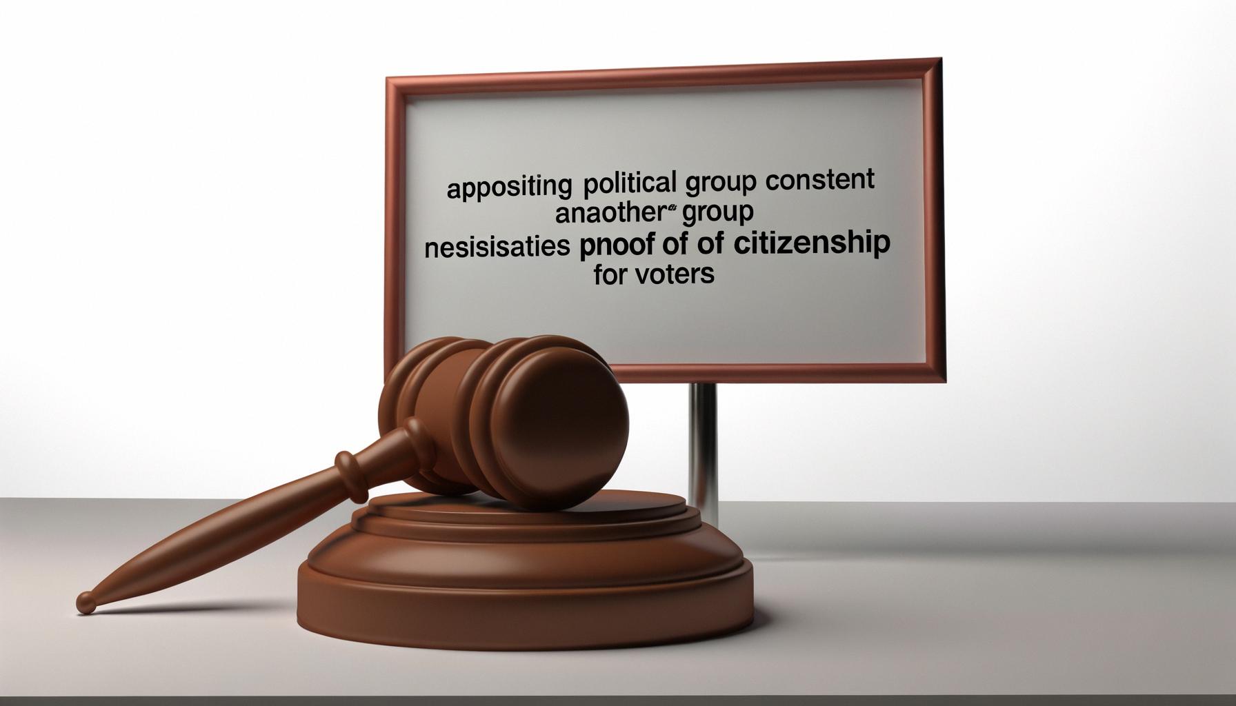 Democrats oppose GOP-led legislation requiring voter citizenship proof