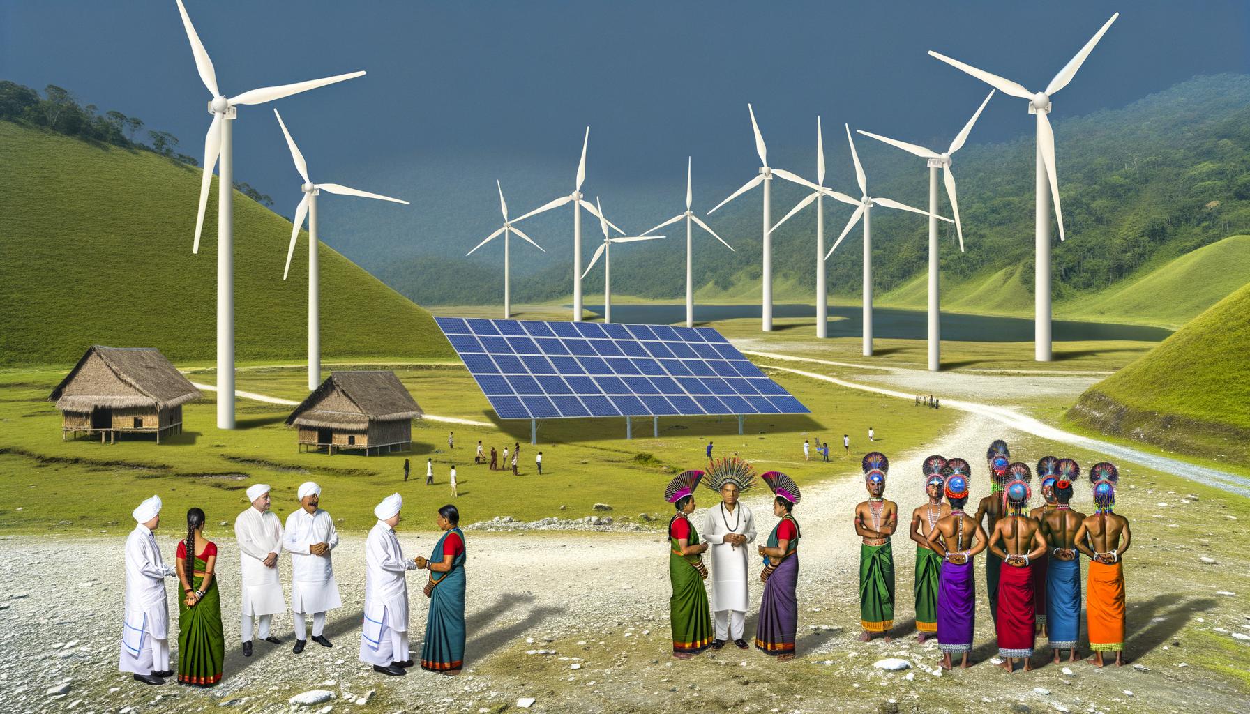 Indigenous rights versus green energy investment, causing significant conflicts globally.