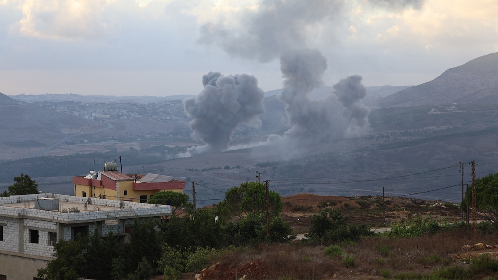 Israeli planes bomb southern Lebanon after radio blasts