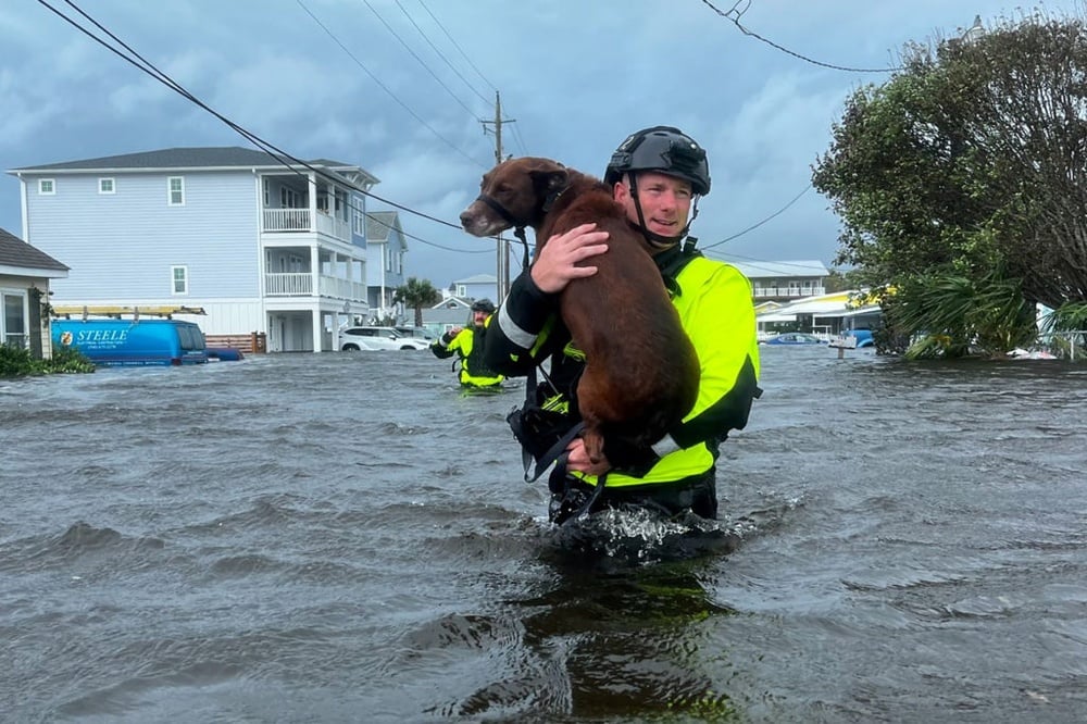 5th historic flood in 25 years deluges North Carolina's coast