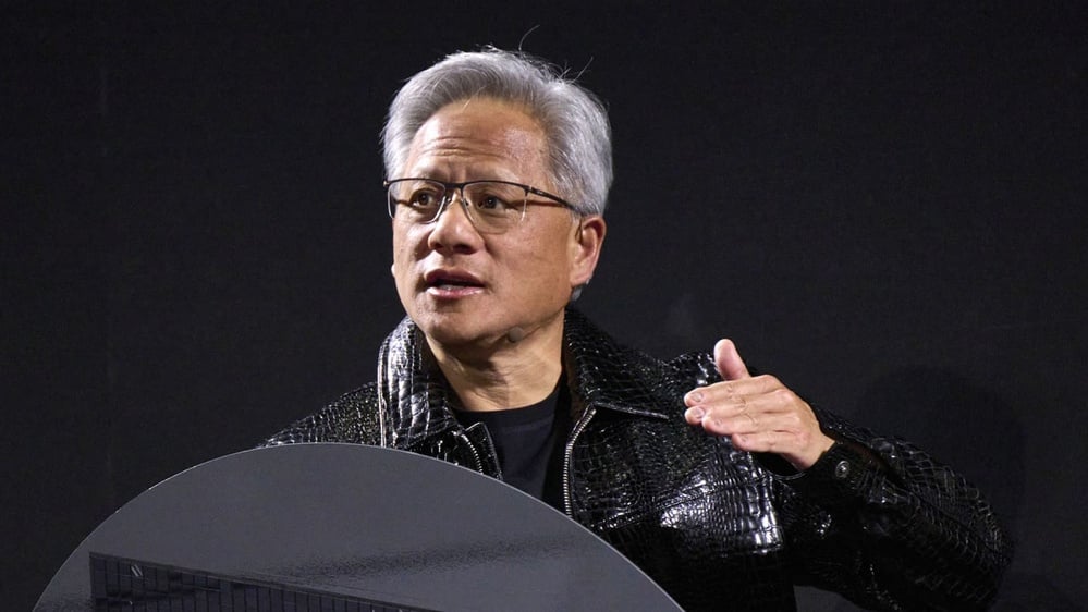 Nvidia CEO predicts 20-year timeframe, affecting quantum computing stocks.