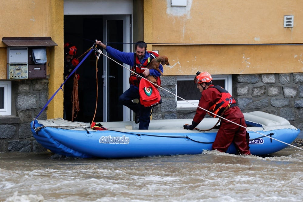 Death toll rises across Central Europe as torrential rain and flooding force mass evacuations