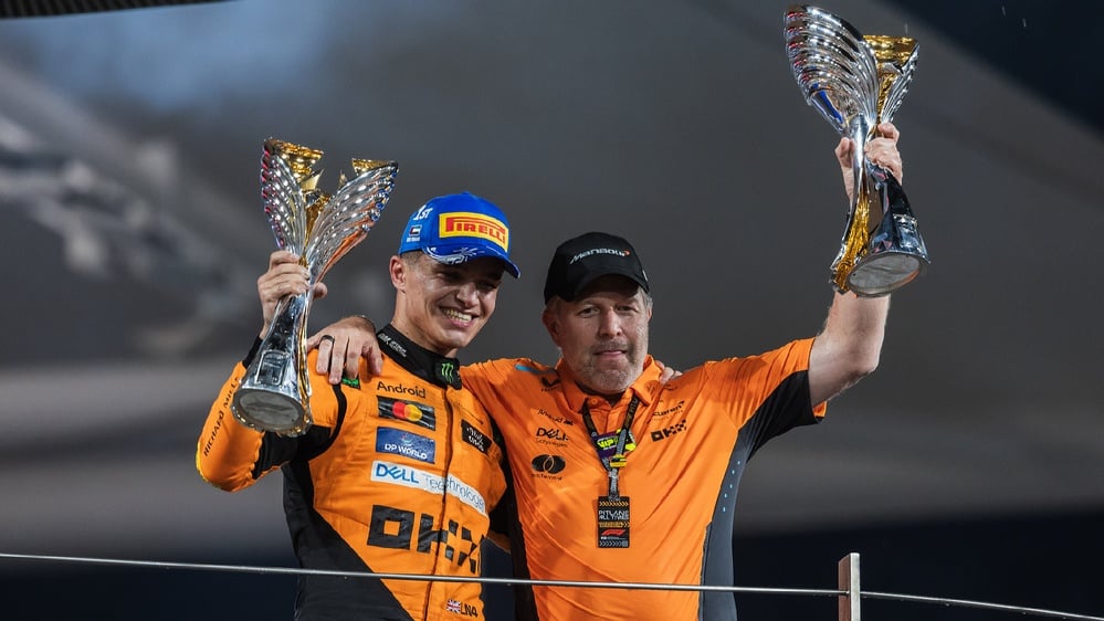 Lando Norris wins Abu Dhabi GP, securing McLaren's first constructors' title since 1998