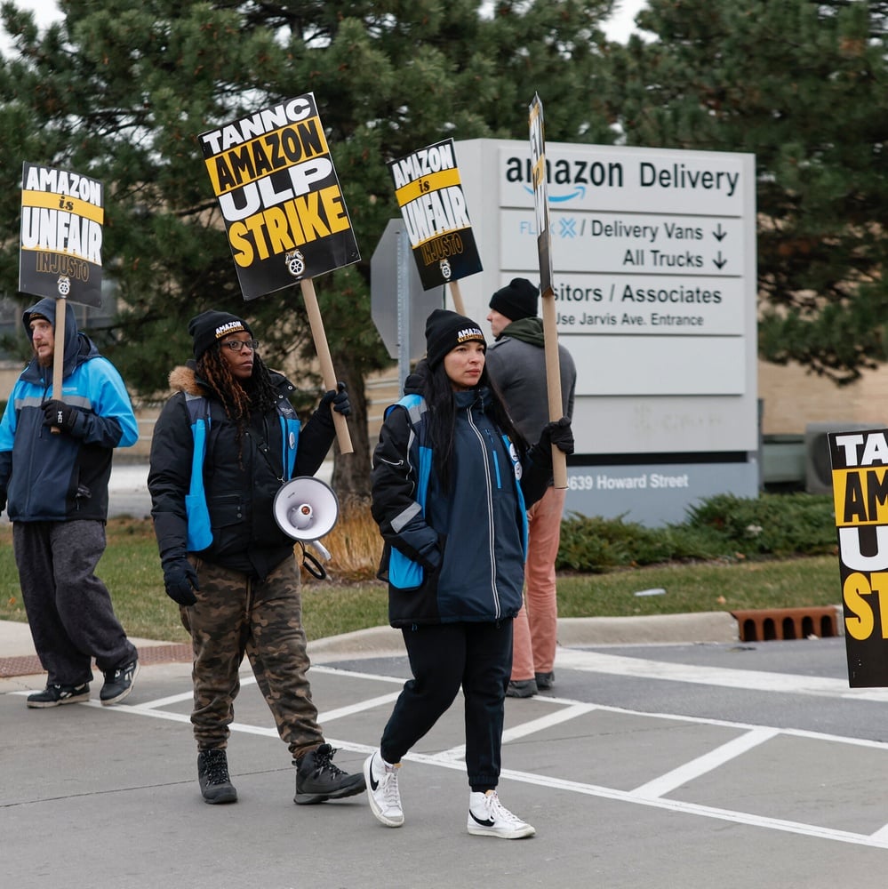 Amazon faces significant worker strikes over unionization disputes